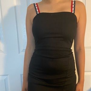 Black mini dress